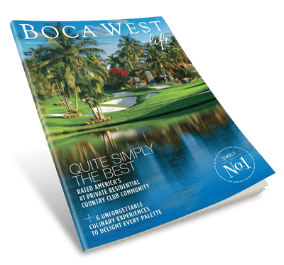 boca west magazine request country club